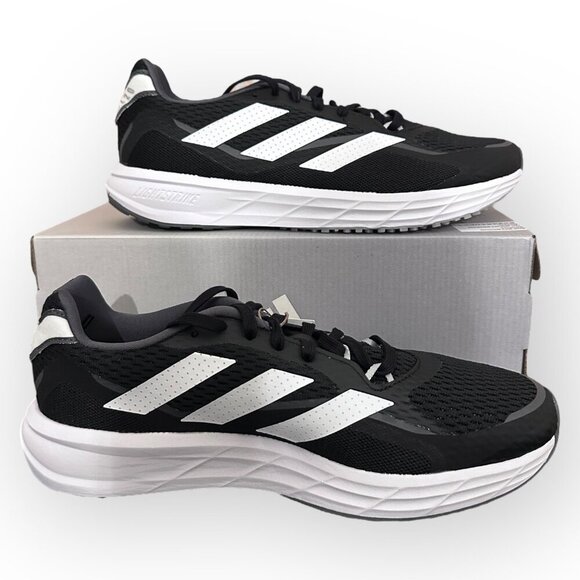 Adidas SL20.3 Running Shoes Black White Lightweight Sneakers GY0558 Size Mens 10